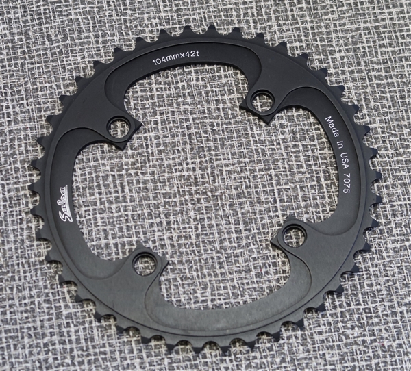 42t x 104 bcd Salsa 5-9 speed aluminum chainring new