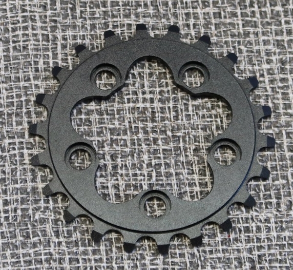 22t x 58 bcd Dimension triple speed aluminum chainring new