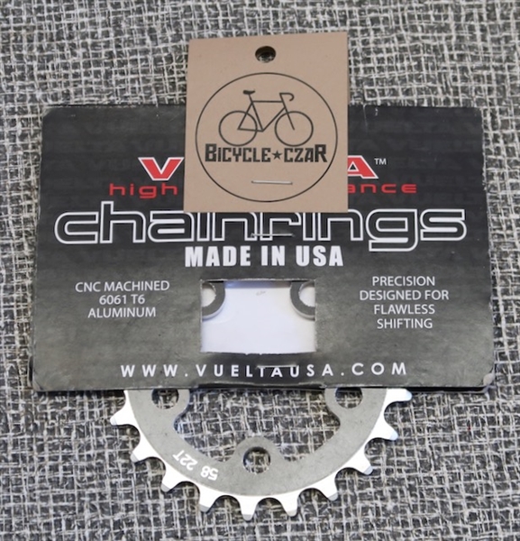22t x 58 bcd Vuelta aluminum chainring new