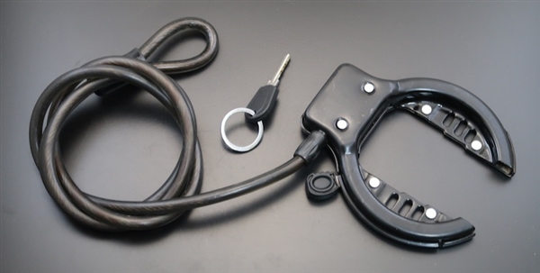 European Amsterdam-style Wheel Ring Lock with Cable & Key