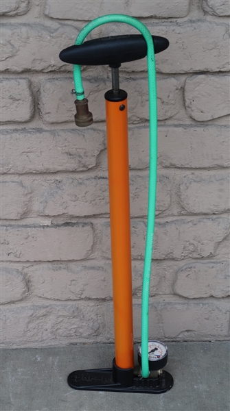 Silca Track Pump vintage presta valve floor pump, made in Italy, with bag