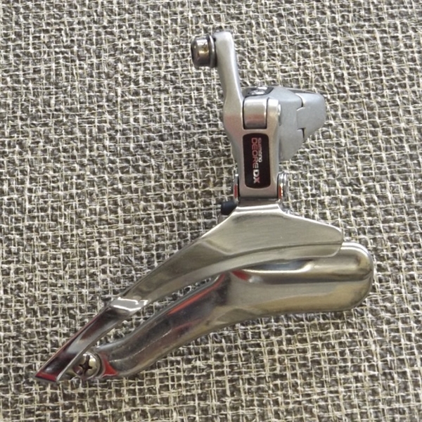 7 speed Shimano Deore DX FD-M650 triple front derailleur 28.6 bottom pull
