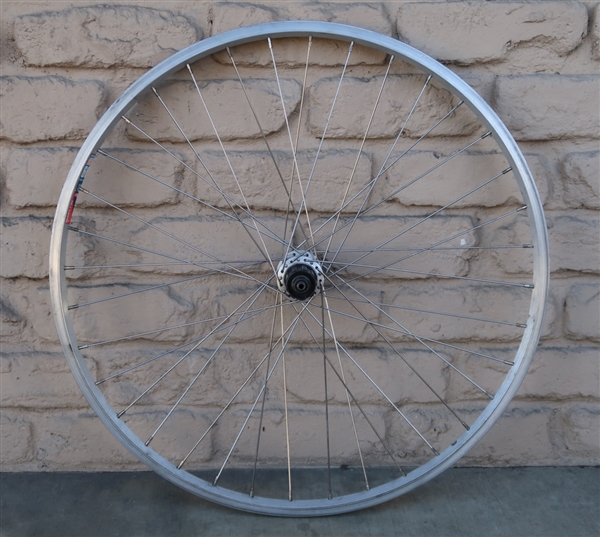 26" Weinmann 519 rim Parallax hub 7 speed Rear Wheel