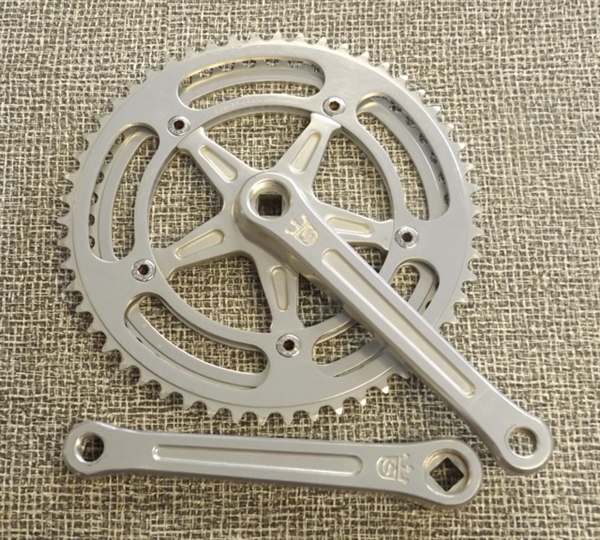 171mm x 144 bcd x 54/48 Sugino Mighty Competition double crankset JIS