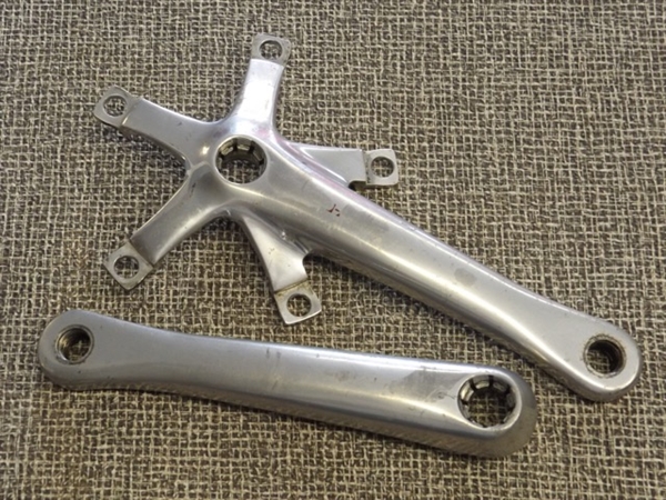 175mm x 130 bcd Shimano Dura-Ace FC-7700 double crank arms octalink