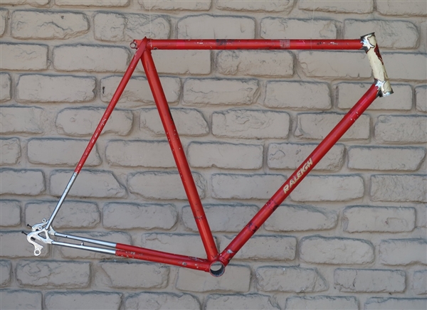 58cm Raleigh Carlton Internation Nervex lugs steel road bike frame