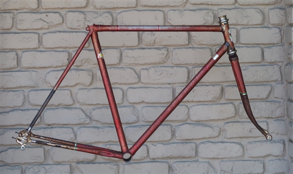 54cm Made In Italy Columbus tubing Campagnolo Coppi road frameset