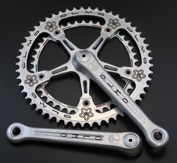 170mm x 144 bcd Campagnolo Super Record Olmo Pantograph crankset 52/42