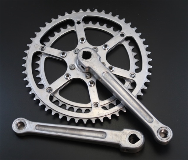 170mm x 50.4 bcd TA Specialites Phil Wood bottom bracket  semi cottered crankset
