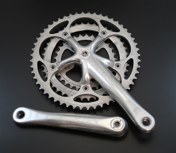 175mm x 130/74 bcd Shimano Ultegra FC-6503 9 speed triple crankset 52/42/36