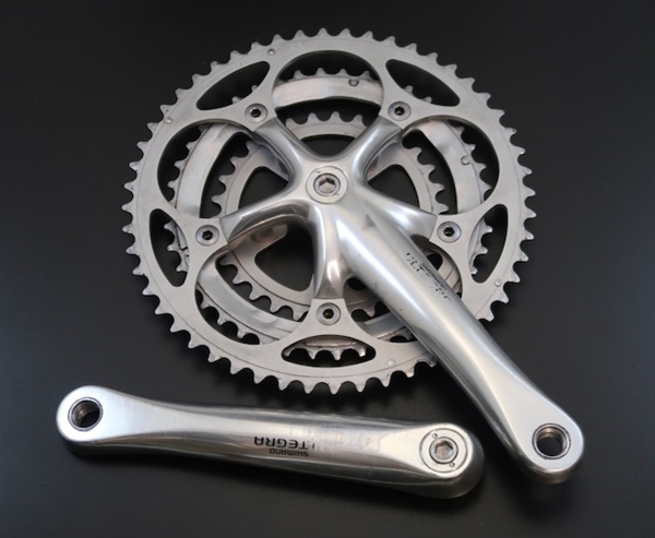 175mm x 130/74 bcd Shimano Ultegra FC-6503 9 speed triple crankset 52/42/30