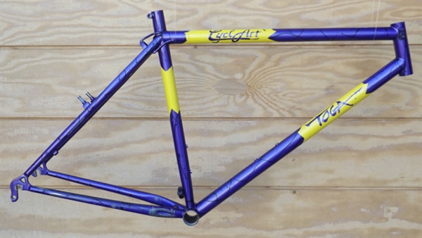 18" Toga Cycle Art butted steel hardtail mountain frame