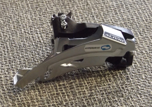 8 speed Shimano Alivio FD-M412 triple front derailleur 34.9/28.6 dual pull new