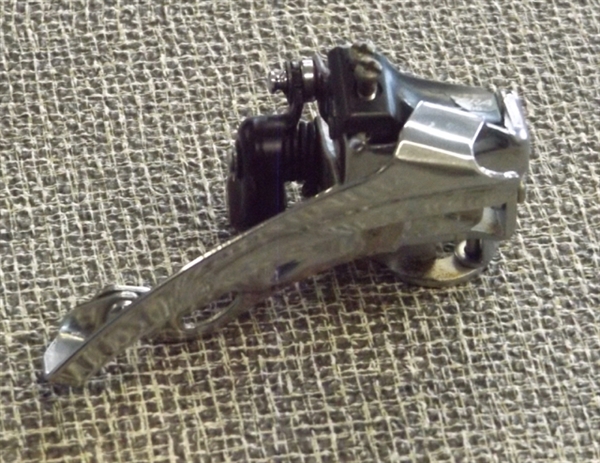 8 speed Shimano Acera-X FD-M330 triple front derailleur 31.8 top pull
