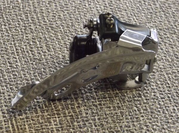8 speed Shimano Acera-X FD-M330 triple front derailleur 28.6 top pull
