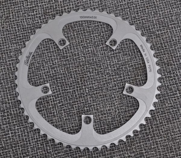 53t x 130 bcd Salsa aluminum chainring 9 speed new nib