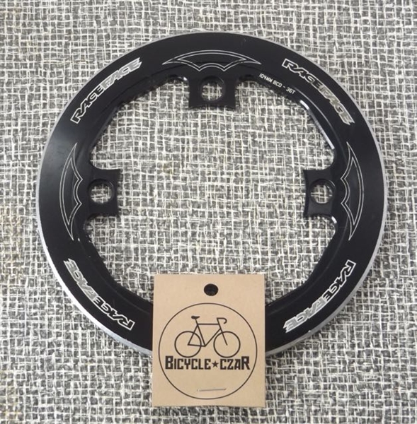 165mm diameter x 104 bcd Race Face Diabolus 36t bashguard aluminum chain guard black