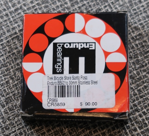 Enduro BB92 to 30mm stainless steel bottom bracket kit BK-7015 CR5859 NEW