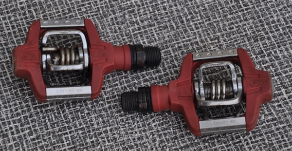 Crank Brothers Candy C clipless mountain pedal 9/16" red
