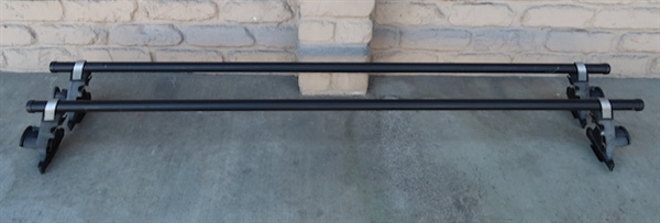 Yakima A1 tower roof rack w/ 58" round bars for gutter mount vehicles