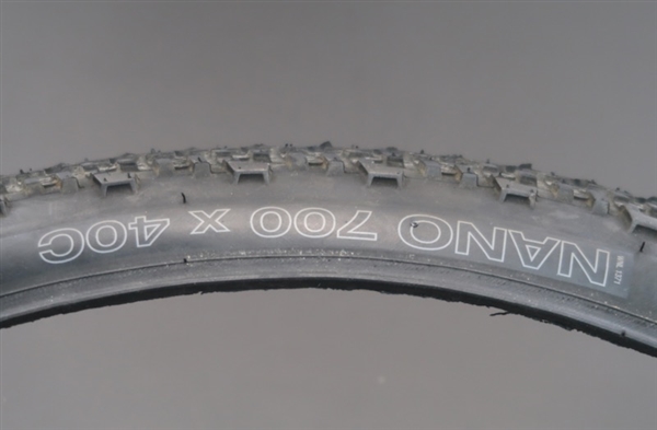 700 x 40c WTB Nano folding knobby tire