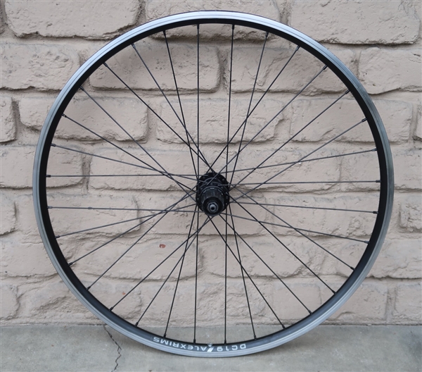 26" AlexRims DC19 Shimano hub 8 speed rear wheel